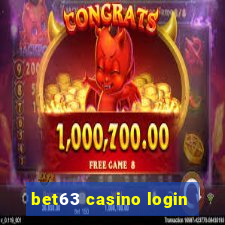 bet63 casino login